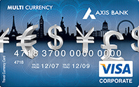 Axis bank multi currency forex card