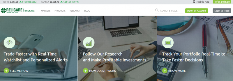 Religare full service broker