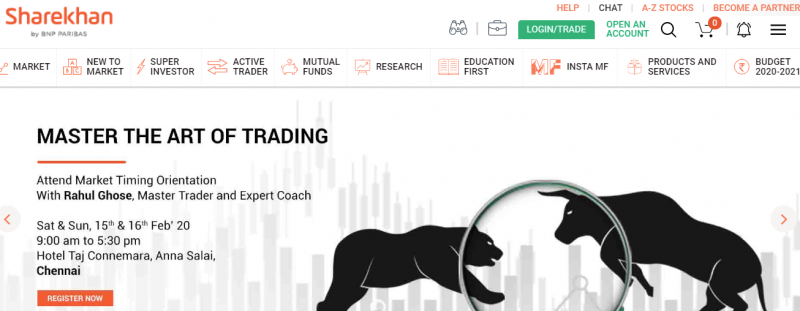 Sharekhan full service stock broker