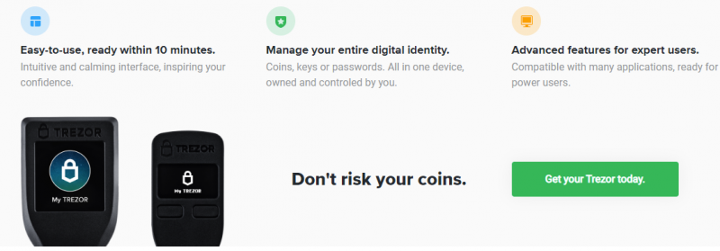 Trezor Model T Bitcoin Wallet