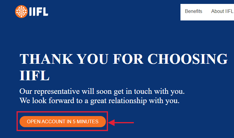 IIFL online demat account opening link