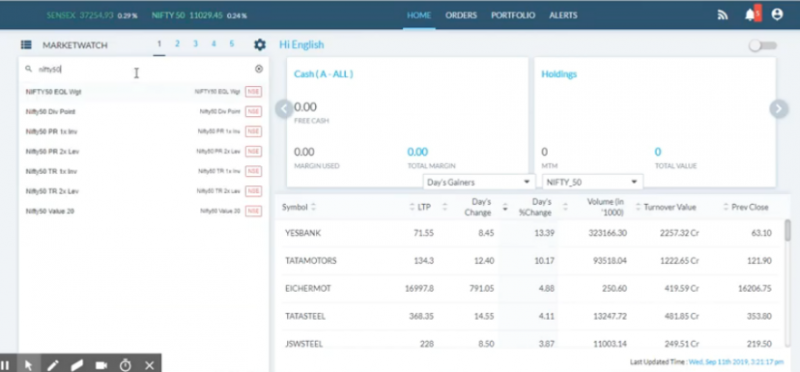 ANT Web trading platform